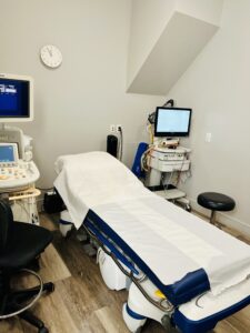 Showing inside of Thornhill clinic - Bed