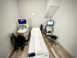 Showing inside of Thornhill clinic - Bed