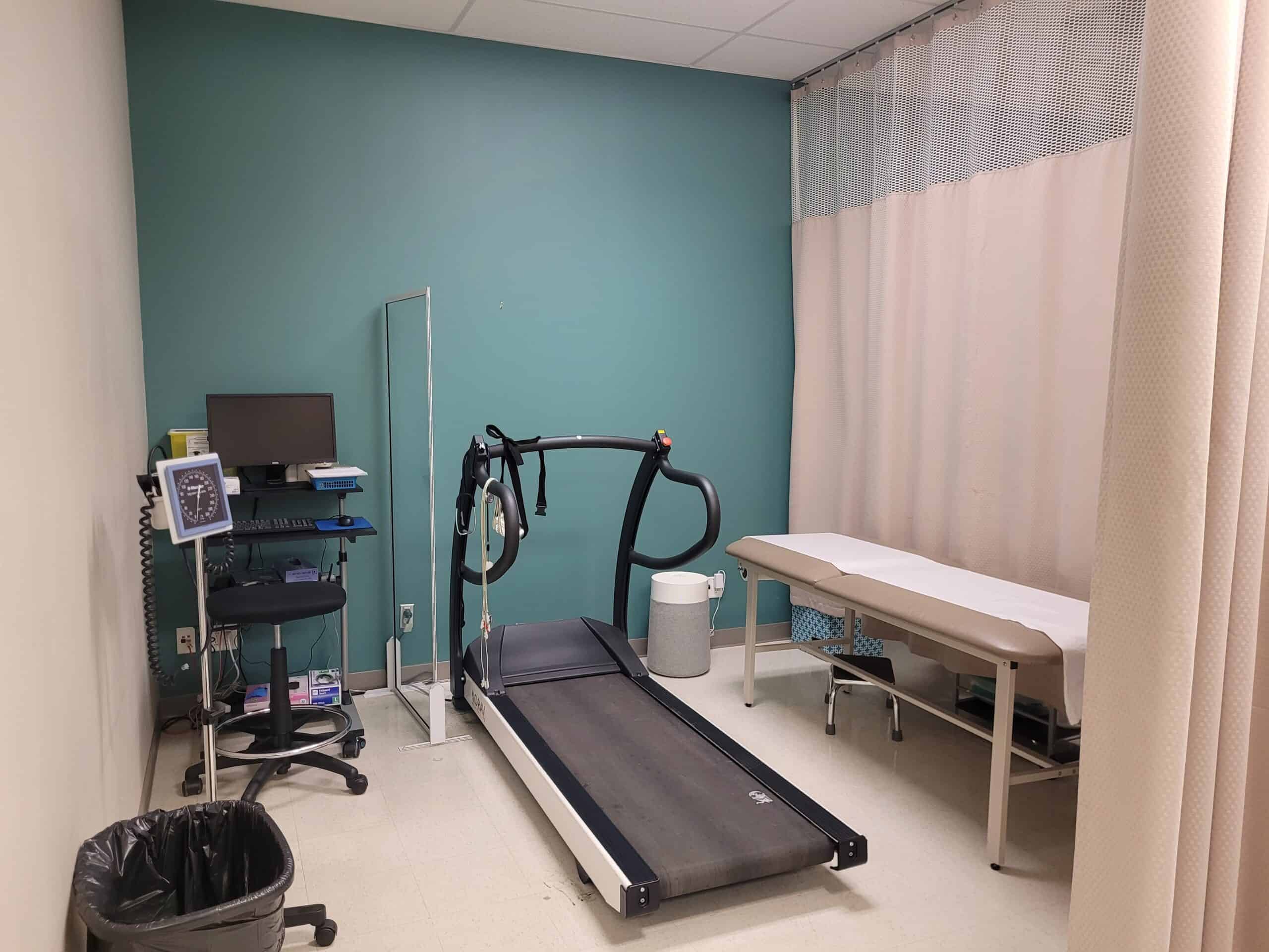 Showing inside of Alliston clinic - medical equipment