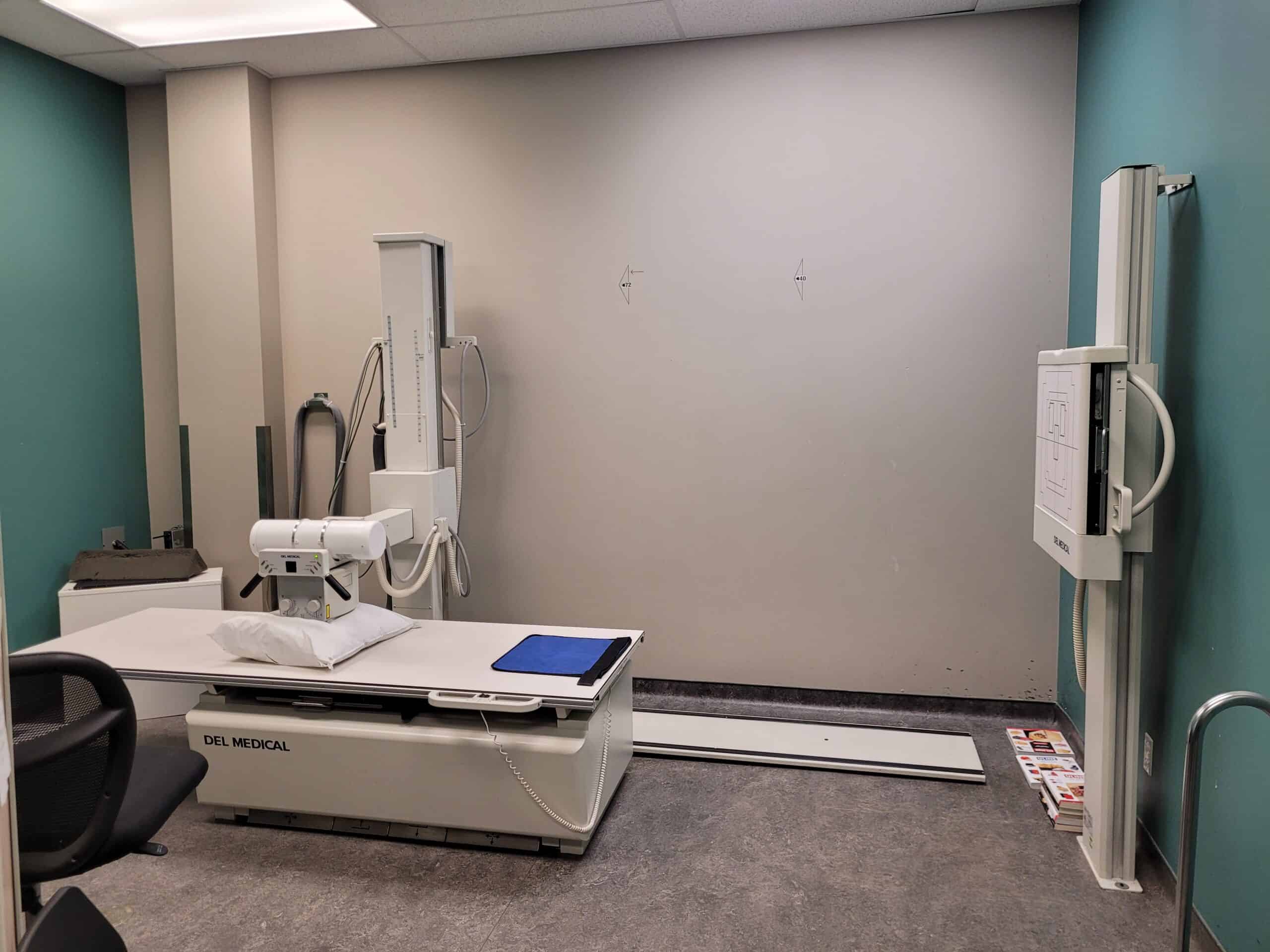 Showing inside of Alliston clinic - medical equipment