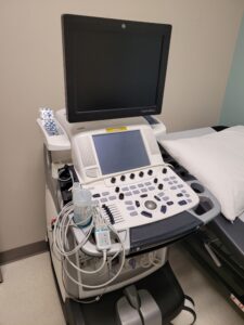 Showing inside of Alliston clinic - medical equipment