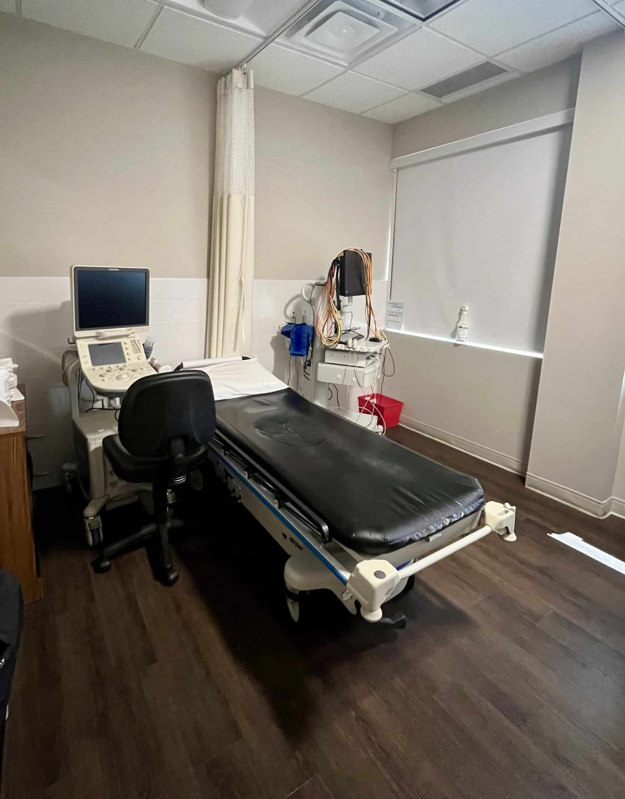 Showing inside of Newmarket clinic